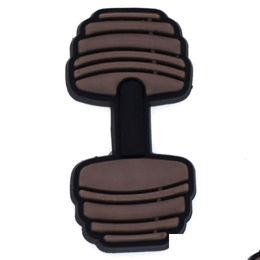 Shoe Parts Accessories Soft Rubber Weight Lifting Decorations Buckle Jibitz For Clog Charms Buttons Drop Delivery Series Randomly