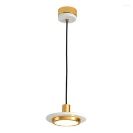 Pendant Lamps Modern Cloudstone Flying Saucer Lights Living Room Bedroom Bedside LED Luxurious Hanging Lighting Fixtures