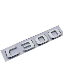 For Mercedes Benz C300 Chrome Rear Letters Number Trunk Emblem Emblems Badge206B