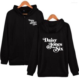 Big Sale Men's Hoodies WAWNI Daisy Jones And The Six Zip Up Hoodie Streetwear Clothing Harajuku Hoody Hip-hop Trucksuit Cosplay Sweatshirt