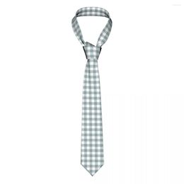 Bow Ties Tie For Men Formal Skinny Neckties Classic Men's Teal Green Plaid Wedding Gentleman Narrow