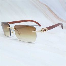 56% OFF Sunglasses 2023 Trend designer Men Random Woods Fashion Summer Shades Color Craved Wood Luxury For Women Gafas De SolKajia New