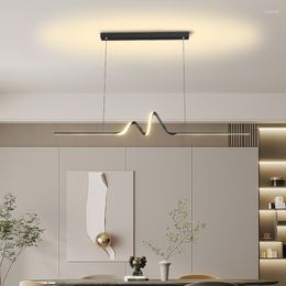 Pendant Lamps Modern Simple Style LED Chandelier For Dining Room Kitchen Table Living Bedroom Ceiling Lamp Art Design Light