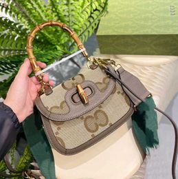 New Designer 2023 Factory direct sales high quality Bag Luxury Spring/Summer jumbo mini slub messenger bag handbag