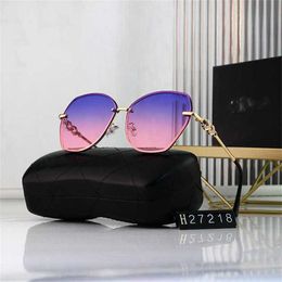 50% OFF Wholesale of sunglasses New Women's Printed Glasses Slimming Sunglasses UV Protection for Women