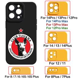 Club Tijuana Silicone Phone Cases For 14 14Plus 14Pro 14ProMax 13 13Pro 13ProMax 12 12Pro 12ProMax 11 11Pro 8Plus 7Plus 6S Anti Drop Shockproof Print Protection Case