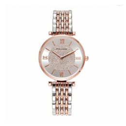 Wristwatches UTHAI W01 Original Design Watch For Women Mantianxing Watches Metal Strap Woman's Fashion Quartz Clock