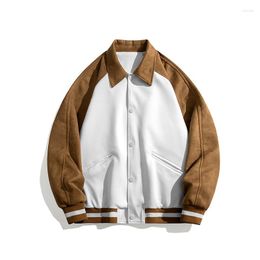 Men's Jackets Jacket 2023 Korean Fashion Ropa Y2k For Men Clothing Fall Winter Streetwear Coat Long Sleeve Clothes Casual Tops