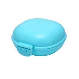 All-match Plastic Travel Soap Box with Lid Portable Bathroom Macaroon Soaps Dish Boxes Holder Case 5 Colors