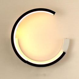 Wall Lamp Nordic Home Lamps LED 18W El Bedside Aluminium Silica Gel Decorative Fixtures Hallway Lighting Luminaire 110V/220V