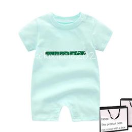 Baby Newborn Boys Girls Rompers Summer Fashion 100% Cotton Clothes White Pink Black Short Sleeve Kids Jumpsuit 0-24 Months266O