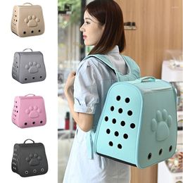 Cat Carriers Pet Bag Large Capacity Double Shoulder Space Portable Backpack Going Out Breathable Dog Products
