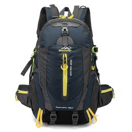 Backpack 40L Waterproof Climbing Tactical Rucksack Travel Hiking Backpack Laptop Daypack Trekking Backpack Outdoor Men Women Sport Bag 230728