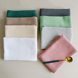 Table Napkin 45x65cm Waffle Cotton Tea Towel Napkins Cloth Weave Absorbent Dish For Wedding Party Decoration