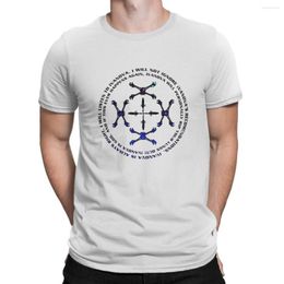 Men's T Shirts Mandala TShirt For Men Babylon Five Jeffrey Sinclair TV Clothing Novelty Shirt Homme