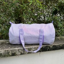 Duffel Bags DOMIL Kids Travel Overnight Bag Seersucker Carry On Lightweight Weekender For Boys And Girls