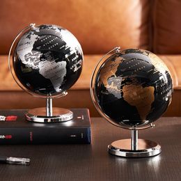 Decorative Objects Figurines LUDA World Globe Map for Home Table Desk Ornaments Gift Office Decoration Accessories 230728