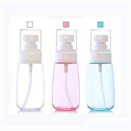 Packing Bottles 30Ml Mini Plastic Transparent Small Empty Spray Bottle For Make Up Refillable Container 3 Colours 0128 Drop Delivery Of Ot5Dq