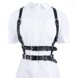 Belts Punk Waist Belt Women Halloween Leather Skinny Body Adjustable Y Shape Suspender For Party Night Club Slim