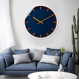 Wall Clocks Metal Clock Big Size Modern Living Room Round Digital Silent Fashion Relogios De Parede Home Decor