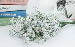 Fashion Hot Gypsophila Baby 'S Breath Artificial Fake Silk Flowers Plant Home Wedding Decoration LL