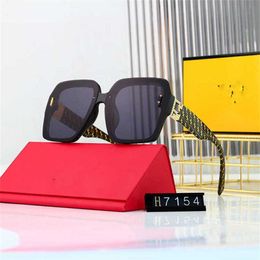 56% OFF Wholesale of F letter frame square large face slimming glasses UV resistant sunglasses for women