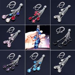 Car Pendant Hanging Crystal Auto Interior Accessories Decoration Rear View Mirror Ornament Fashion Charms Gift 8 Colors2437
