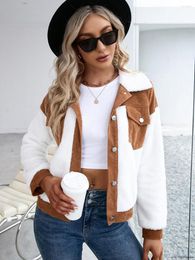 Women's Jackets Winter Simple Woolen Coats Denim Jacket Chaquetas Para Mujer Bomber Women