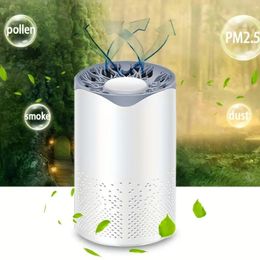 1pc Homefish UV Household Air Purifier For Household Formaldehyde Removal Portable USB Air Desktop Disinfection Machine Vacuum Accessories Home