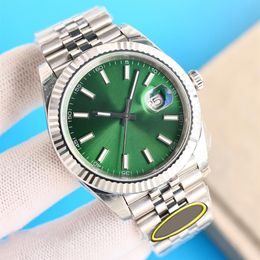 Mint green round dial men's watch 41mm m126334 automatic mechanical stainless steel 904L luminous waterproof scratch resistan3025