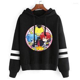 Men's Hoodies Autumn And Winter Unisex Harajuku Anime Assassination Classroom Printed Sweatshirts Casual Fashion Pullovers