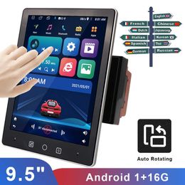 Android 9 0 9 5 HD 1080P 12V Automatic Rotating Car MP5 Player 1 16G IPS Touch Screen Built-in GPS Navigation Auto Accessori262n