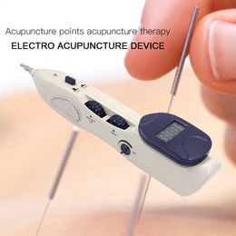 Other Massage Items With Digital Display Portable Laser Acupuncture Pen Electro Point Muscle Stimulator Device Health Care Tools 230729