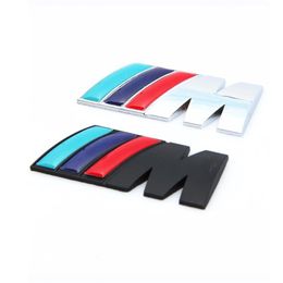 Car Stickers Badge Emblem for M M3 M5 Badge Power Sport Hood Boot Rear 3D Sticker 258I