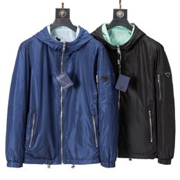 Fashion designer Mens Jacket Spring Autumn Outwear Windbreaker Zipper clothes Jackets Coat Outside can Sport Size M--3XLPP