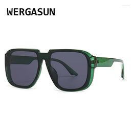 Sunglasses Oversized Square Women Retro Black Gradient Sun Glasses For Men Big Frame Sunglass UV400 Shades