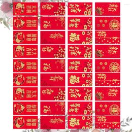 Gift Wrap 36pcs Celebrative Money Envelope Retro Chinese Style Envelopes Red Packets For 2023 Year (Mixed Style)