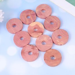 Storage Boxes 30 Pcs Block Fragrant Bug Wood Cedar Round Chips Wardrobe Wooden Ring