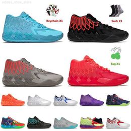 2022 New Arrival Mens Basketball Shoes LaMelo Ball 1 MB.01 All Blue Black Blast Rock Ridge Red Bege Galaxy Queen City Tennis Outdoor Tennis Size 12
