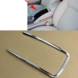 1x For Buick LaCrosse 2009-2013 Car Auto Interior Front Centre Armrest Box ABS Silver Decorative Frame2196