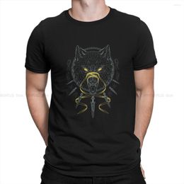 Men's T Shirts Viking Art Culture Est TShirt For Men Unbound Round Collar Polyester Shirt Hip Hop Birthday Gifts Tops