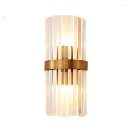 Wall Lamps Crystal LED Lamp For Bedroom Bedside Living Room Kitchen Aisle Night Lights Home Decoration Accessories Lighting Fixtures