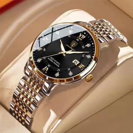 Wristwatches POEDAGAR Women Watches Luxury Fashion Ladies Quartz Watch Waterproof Luminous Date Stainless Stain Wristwatch Girlfriend Gift 230729