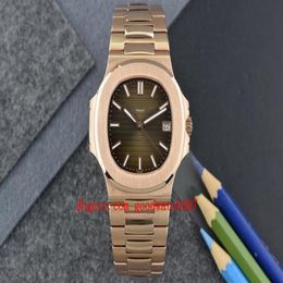 2020 Men's Factory MP Cal 324 40MM Nautilus Rose gold Japanese miyota 9015 automatic movement Eta 5711 Platinum Transparent W283W