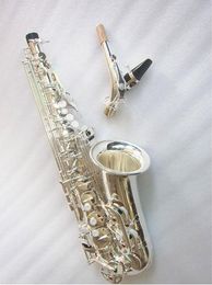 Brandneues Altsaxophon, hochwertiges Jupiter JAS 700Q Eb-Saxophon, Silvering E-Flat-Musikinstrumente, Saxofon mit Koffer