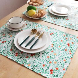 Table Napkin 1 Piece 40x60cm Printed Napkins Waterproof Oil Proof Cloth Placemat Nice Tablewares Mats Pads 15.7"x23.6"