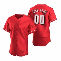 Baseball Jersey Jonathan India Tyler Stephenson Spencer Steer TJ Friedl Joey Votto Ken Griffey Pete Rose Johnny Bench Hunter Greene Larkin Eric Davis