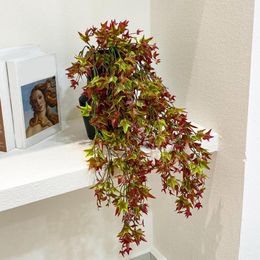 Decorative Flowers Attractive Unfading No Need To Water Long Service Life Artificial Trailing Green Plant Fake Hanging Home Improvement