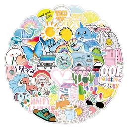 Waterproof sticker 10 50 100Pcs Cartoon Vsco Girl Stickers Pack For Laptop Phone Bicycle Car Skateboard Luggage Guitar Toy Random 302L