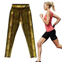 Active Pants Braided Yoga High Waisted Sports Fitness Leggings Printed Workout Skinny Athletic Exercise For Women Running Working